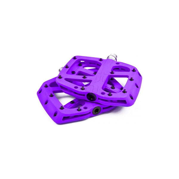 E*THIRTEEN PEDALI FLAT BASE EGGPLANT