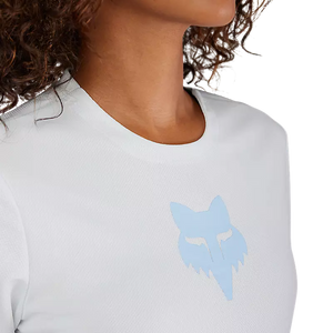 FOX W RANGER SS JERSEY FOX HEAD PALE BLUE