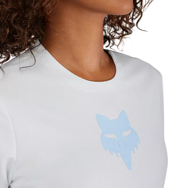 FOX W RANGER SS JERSEY FOX HEAD PALE BLUE