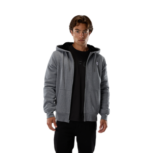FOX HEAD SASQUATCH FLEECE ZIP HOODIE HEATHER GRAPHITE GREY