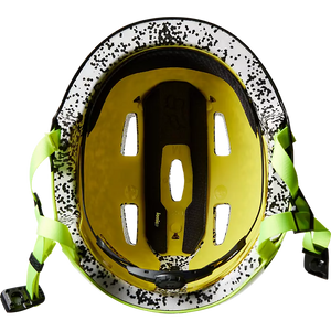 FOX FLIGHT PRO HELMET PRPUS BLACK/YELLOW