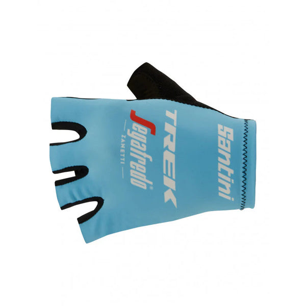 SANTINI RACING GLOVES TREK SEGAFREDO WOMEN LIGHT BLUE