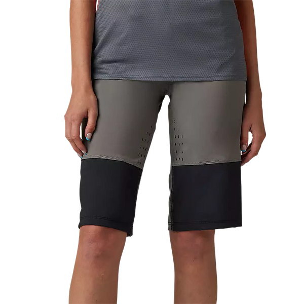 FOX W DEFEND SHORT RACE PEWTER