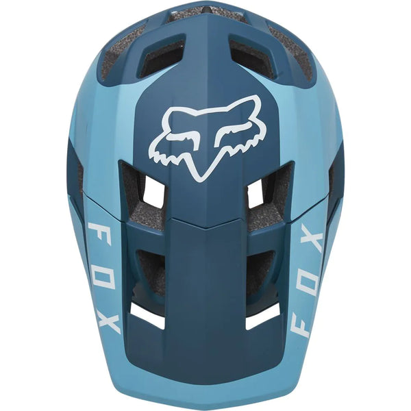 FOX DROPFRAME PRO HELMET SIDESWIPE CE SLATE BLU