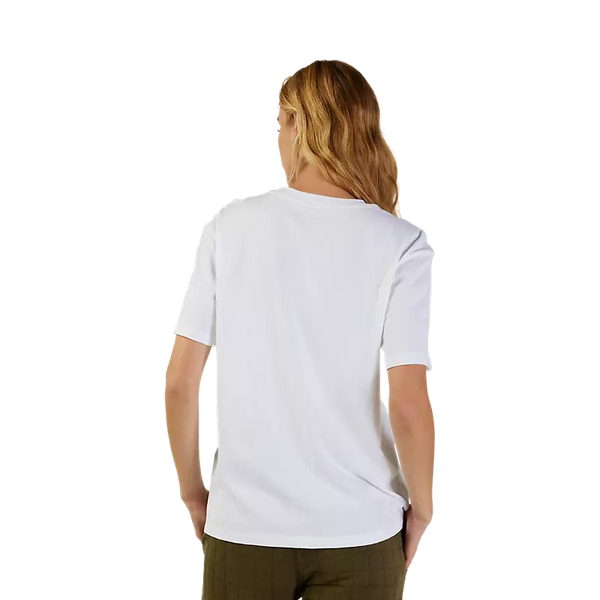 FOX W LEVEL UP SS TEE WHITE