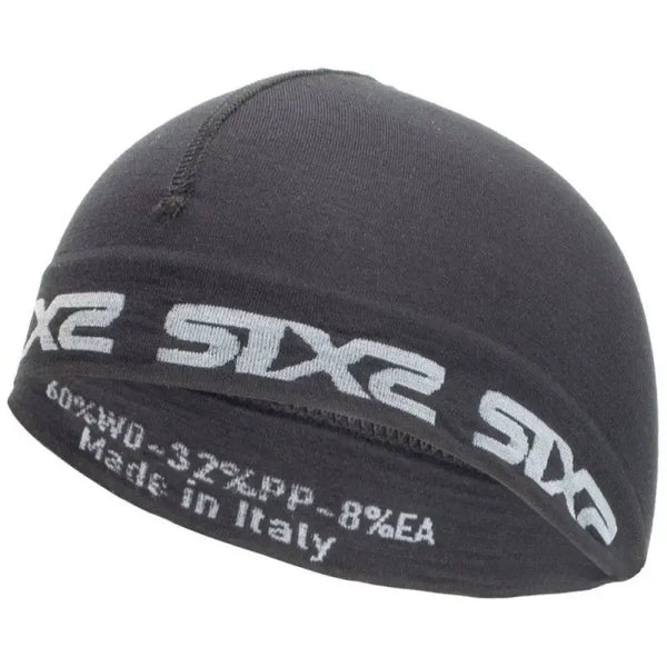 SISX CALOTTA SOTTOCASCO SCX MERINOS WOOL BLACK