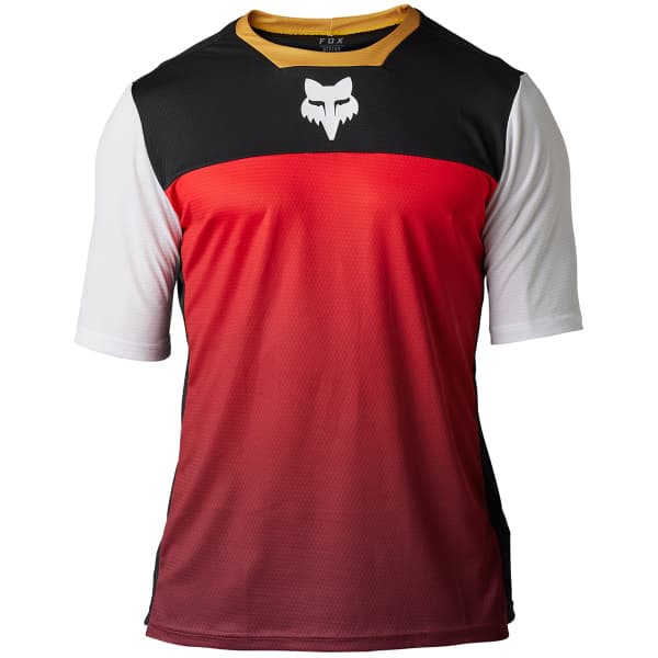 FOX DEFEND SS JERSEY AURORA BLACK/WHITE