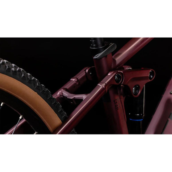 CUBE  STEREO HYBRID 120 ONE 750 RUBYRED ' N ' BLACK