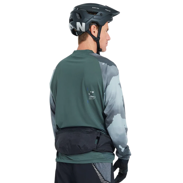 ION BIKE TEE TRAZE AMP LS AFT MAN THUNDER-GREY