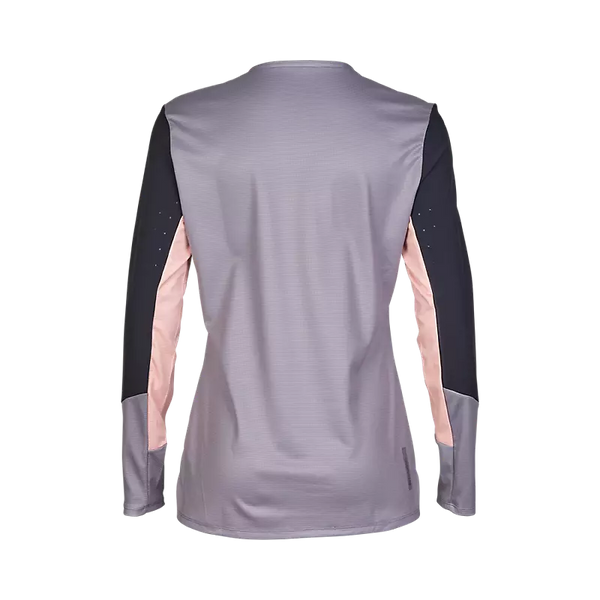 FOX W DEFEND LS JERSEY STONE