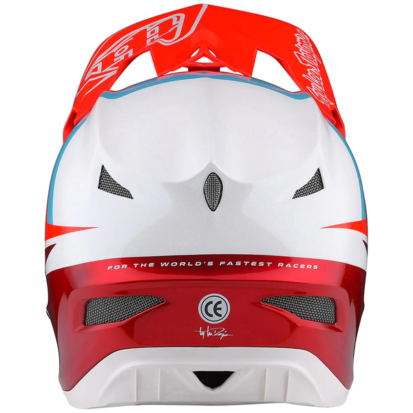 TROY LEE DESIGNS D3 FIBERLITE HELMET SLANT RED