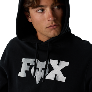 FOX HEAD X FLEECE HOODIE BLACK