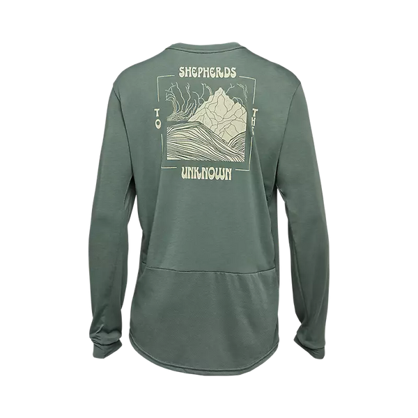 FOX RANGER DR LS JERSEY SHEPHERDS - HUNTER GREEN