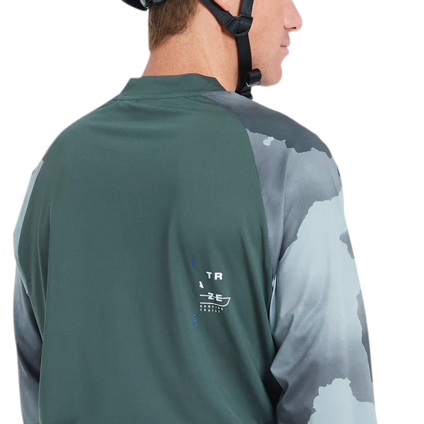 ION BIKE TEE TRAZE AMP LS AFT MAN THUNDER-GREY