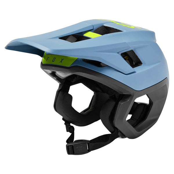FOX DROPFRAME PRO HELMET, CE - DUSTY BLUE