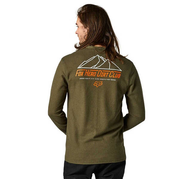 FOX HERO DIRT LS THERMAL FATIGUE GREEN