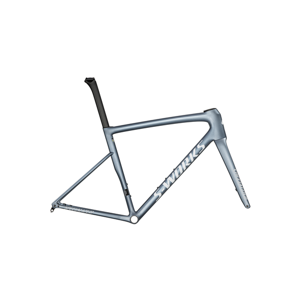 SPECIALIZED TELAIO S-WORKS TARMAC SL8 2025 GLOSS GLACIAL METALLIC / RED TO GOLD PEARL / WHITE