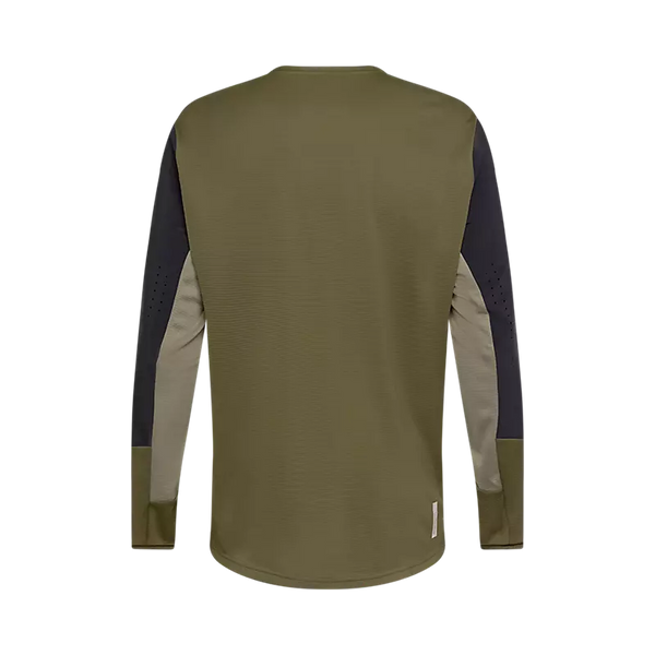 FOX DEFEND LS JERSEY OLIVE GREEN