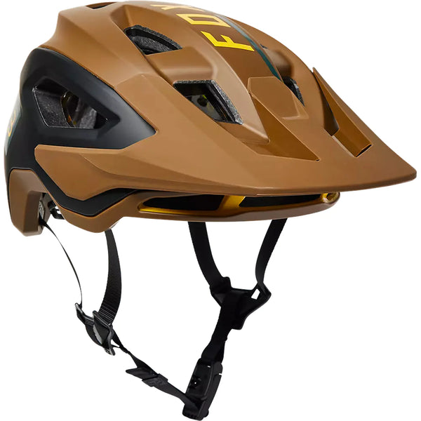 FOX SPEEDFRAME PRO BLOCKED HELMET NUTMEG