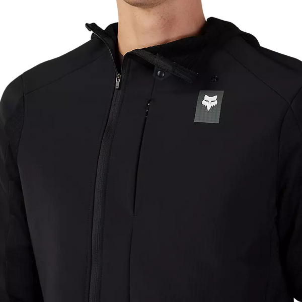FOX DEFEND THERMAL HOODIE BLACK