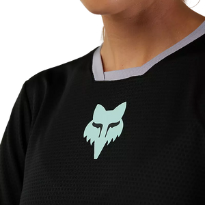 FOX W DEFEND RACE LS JERSEY BLACK