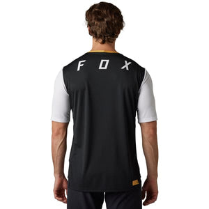 FOX DEFEND SS JERSEY AURORA BLACK/WHITE