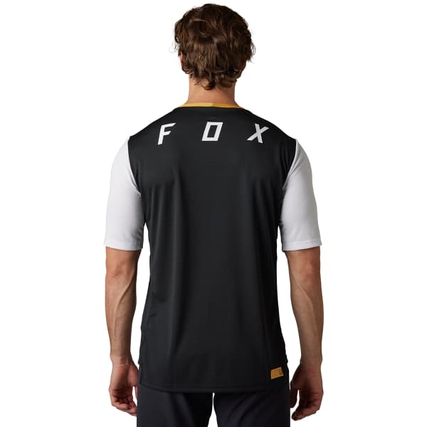 FOX DEFEND SS JERSEY AURORA BLACK/WHITE