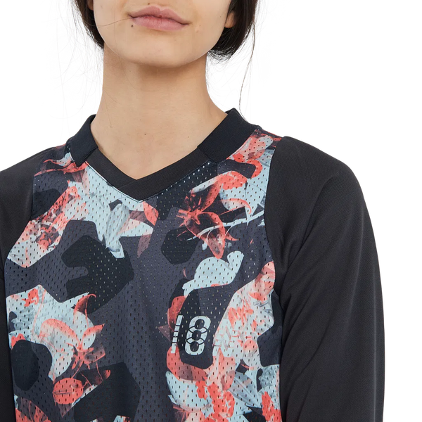 ION TEE LS SCRUB WMS BLACK