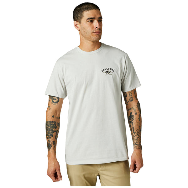 FOX ABOVE THE CLOUDS SS TEE LIGHT GREY