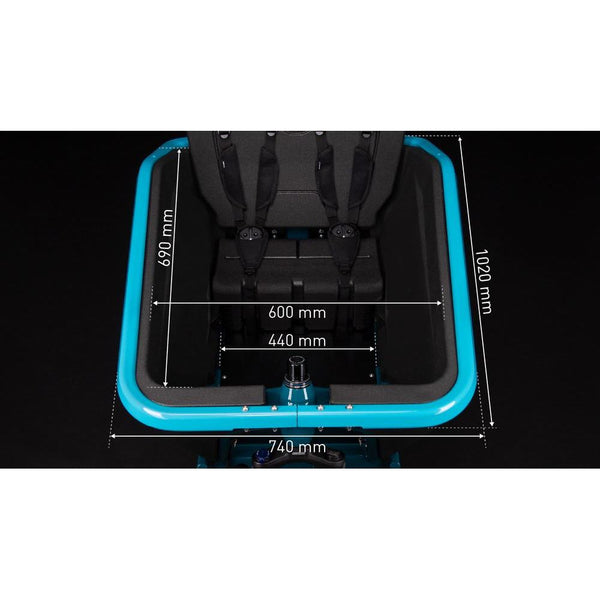 CUBE CARGO DUAL HYBRID 1000 BLUE´N´LIME