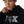 FOX HEAD X FLEECE HOODIE BLACK