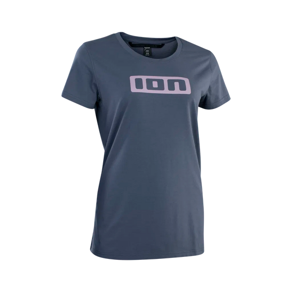 ION BIKE TEE LOGO SS DR WOMEN STORM-BLUE