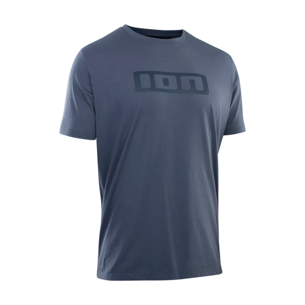 ION BIKE TEE LOGO SS DR STORM-BLUE