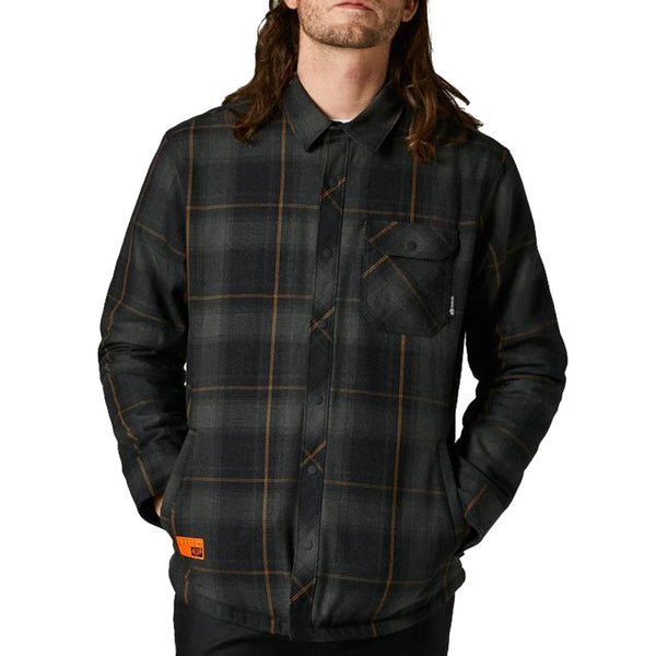 FOX WHIPLASH LINED WORKSHIRT BLACK