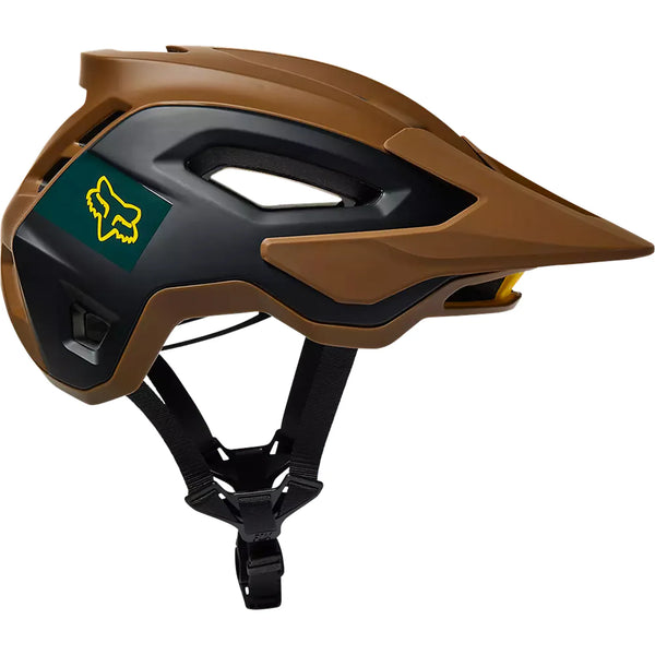 FOX SPEEDFRAME PRO BLOCKED HELMET NUTMEG