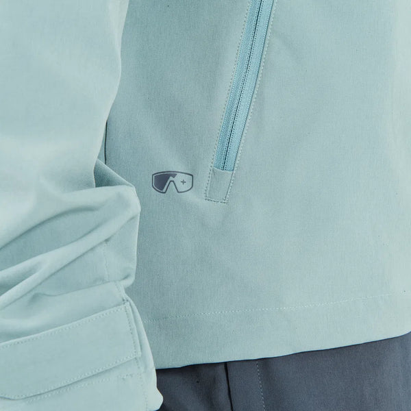 ION SHELTER 4W SOFTSHELL JACKET TIDAL GREEN