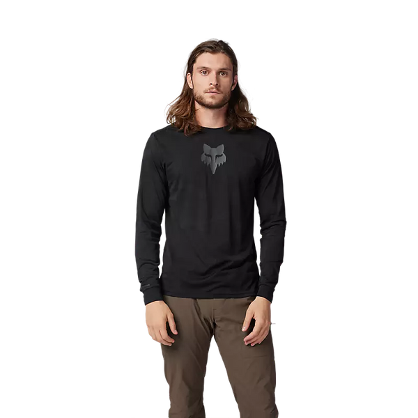 FOX RANGER TRU DRI LS JERSEY - BLACK