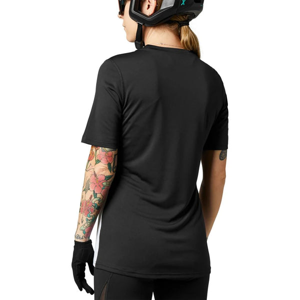 FOX W RANGER SS JERSEY BLOCK WHITE/BLACK
