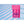 CUBE VERTEX ROUND NECK JERSEY L/S BLUE'N'PINK