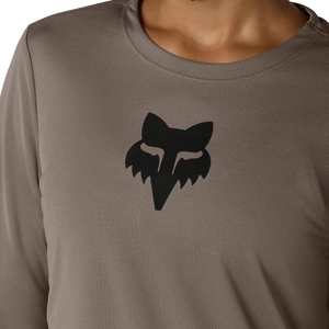 FOX W RANGER LS JERSEY FOX HEAD NUTMEG