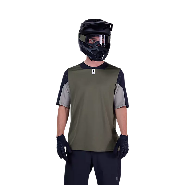 FOX DEFEND SS JERSEY OLIVE GREEN