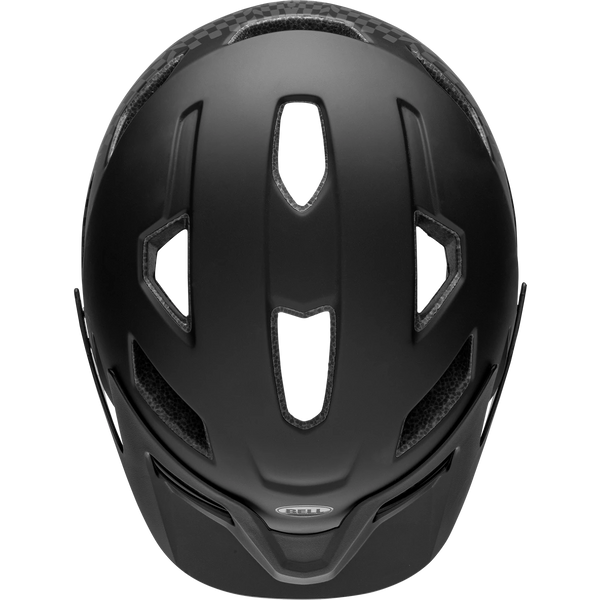 BELL SIDETRACK MATTE BLACK/SILVER CH