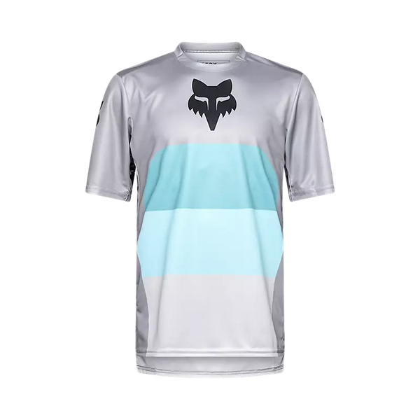 FOX RANGER SS JERSEY GRID STILL GREY