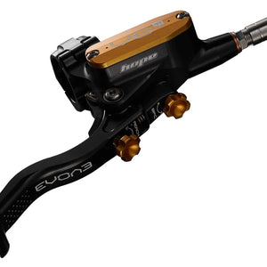 HOPE FRONT AND REAR HYDRAULIC DISC BRAKE SET WITH ROTORS METAL HOSE EVO V6TI MONO EDITION 220/220MM