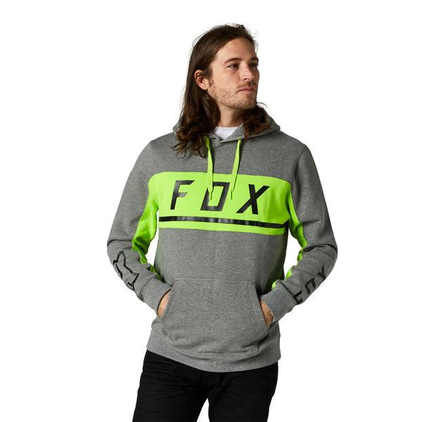 FOX MERZ PULLOVER FLEECE HEATHER GRAPHITE