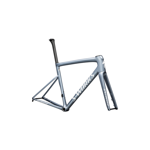SPECIALIZED TELAIO S-WORKS TARMAC SL8 2025 GLOSS GLACIAL METALLIC / RED TO GOLD PEARL / WHITE