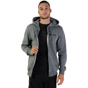 FOX ABSOLUTE FLEECE ZIP HEATHER GRAPHITE
