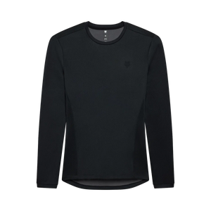 FOX maglia A MANICHE LUNGHE TECBASE FIRE BLACK