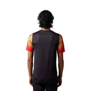 FOX FLEXAIR SS JERSEY NOVAH - BLACK/WHITE