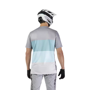 FOX RANGER SS JERSEY GRID STILL GREY